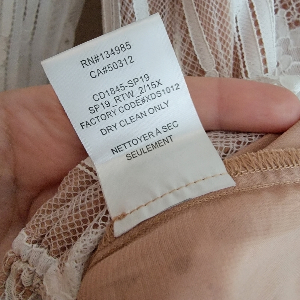 For Love & Lemons Monroe Mini Dress in White size XS NWT - Picture 9 of 9